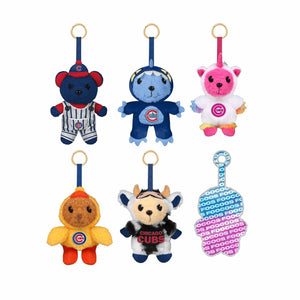 Chicago Cubs MLB FOOCOOS Plush Bag Charm Keychain Blind Box Series 1 (PREORDER - SHIPS MID MAY)