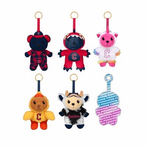 Cleveland Guardians MLB FOOCOOS Plush Bag Charm Keychain Blind Box Series 1