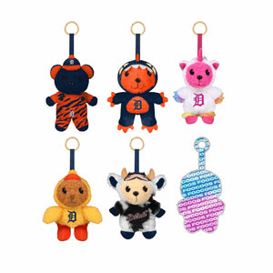 Detroit Tigers MLB FOOCOOS Plush Bag Charm Keychain Blind Box Series 1 (PREORDER - SHIPS LATE JUNE)