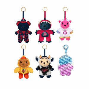 Minnesota Twins MLB FOOCOOS Plush Bag Charm Keychain Blind Box Series 1 (PREORDER - SHIPS EARLY JUNE)