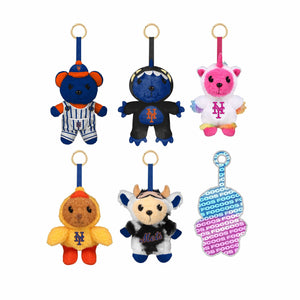 New York Mets MLB FOOCOOS Plush Bag Charm Keychain Blind Box Series 1 (PREORDER - SHIPS MID MAY)