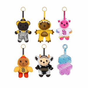 San Diego Padres MLB FOOCOOS Plush Bag Charm Keychain Blind Box Series 1 (PREORDER - SHIPS LATE MAY)