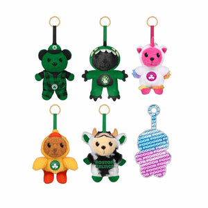 Boston Celtics NBA FOOCOOS Plush Bag Charm Keychain Blind Box Series 1 (PREORDER - SHIPS LATE JUNE)