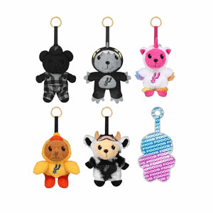 San Antonio Spurs NBA FOOCOOS Plush Bag Charm Keychain Blind Box Series 1 (PREORDER - SHIPS LATE JUNE)