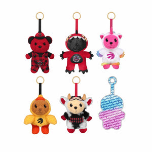 Toronto Raptors NBA FOOCOOS Plush Bag Charm Keychain Blind Box Series 1 (PREORDER - SHIPS MID JULY)
