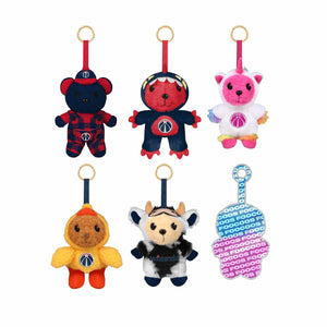 Washington Wizards NBA FOOCOOS Plush Bag Charm Keychain Blind Box Series 1 (PREORDER - SHIPS MID JULY)