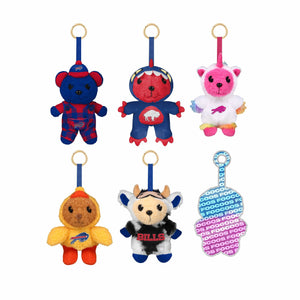 Buffalo Bills NFL FOOCOOS Plush Bag Charm Keychain Blind Box Series 1 (PREORDER - SHIPS LATE JUNE)