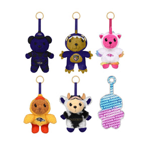 Baltimore Ravens NFL FOOCOOS Plush Bag Charm Keychain Blind Box Series 1 (PREORDER - SHIPS LATE JUNE)