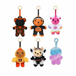 Cincinnati Bengals NFL FOOCOOS Plush Bag Charm Keychain Blind Box Series 1 (PREORDER - SHIPS LATE JUNE)