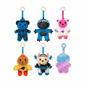 Carolina Panthers NFL FOOCOOS Plush Bag Charm Keychain Blind Box Series 1 (PREORDER - SHIPS LATE JUNE)