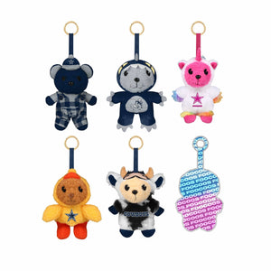 Dallas Cowboys NFL FOOCOOS Plush Bag Charm Keychain Blind Box Series 1 (PREORDER - SHIPS LATE JUNE)