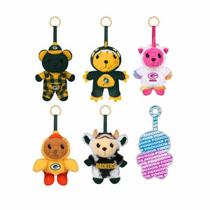Green Bay Packers NFL FOOCOOS Plush Bag Charm Keychain Blind Box Series 1 (PREORDER - SHIPS LATE JUNE)