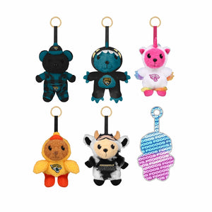 Jacksonville Jaguars NFL FOOCOOS Plush Bag Charm Keychain Blind Box Series 1 (PREORDER - SHIPS LATE JUNE)