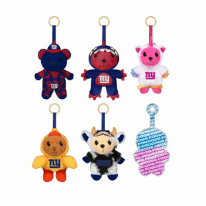 New York Giants NFL FOOCOOS Plush Bag Charm Keychain Blind Box Series 1 (PREORDER - SHIPS LATE JUNE)