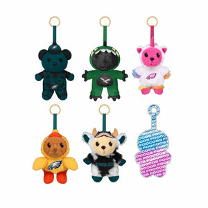 Philadelphia Eagles NFL FOOCOOS Plush Bag Charm Keychain Blind Box Series 1 (PREORDER - SHIPS LATE JUNE)