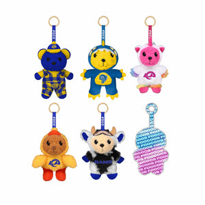 Los Angeles Rams NFL FOOCOOS Plush Bag Charm Keychain Blind Box Series 1 (PREORDER - SHIPS LATE JUNE)