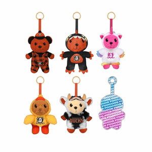 Anaheim Ducks NHL FOOCOOS Plush Bag Charm Keychain Blind Box Series 1 (PREORDER - SHIPS LATE JULY)