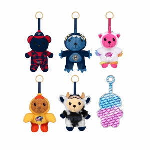 Columbus Blue Jackets NHL FOOCOOS Plush Bag Charm Keychain Blind Box Series 1 (PREORDER - SHIPS LATE JULY)
