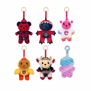 Florida Panthers NHL FOOCOOS Plush Bag Charm Keychain Blind Box Series 1 (PREORDER - SHIPS MID JULY)