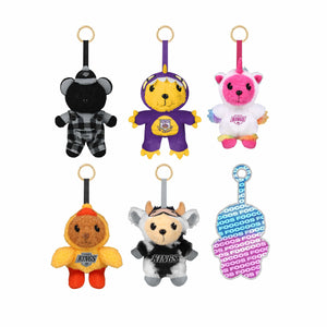 Los Angeles Kings NHL FOOCOOS Plush Bag Charm Keychain Blind Box Series 1 (PREORDER - SHIPS LATE JULY)