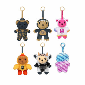Vegas Golden Knights NHL FOOCOOS Plush Bag Charm Keychain Blind Box Series 1 (PREORDER - SHIPS LATE JUNE)