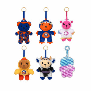New York Islanders NHL FOOCOOS Plush Bag Charm Keychain Blind Box Series 1 (PREORDER - SHIPS LATE JULY)