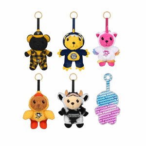 Pittsburgh Penguins NHL FOOCOOS Plush Bag Charm Keychain Blind Box Series 1 (PREORDER - SHIPS LATE JUNE)