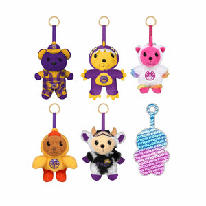Los Angeles Sparks WNBA FOOCOOS Plush Bag Charm Keychain Blind Box Series 1 (PREORDER - SHIPS MID JULY)