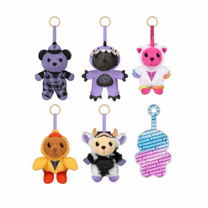Golden State Valkyries WNBA FOOCOOS Plush Bag Charm Keychain Blind Box Series 1 (PREORDER - SHIPS MID JULY)