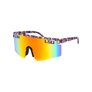 LSU Tigers NCAA Floral Large Frame Sunglasses