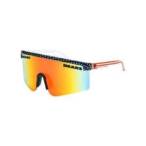 Chicago Bears NFL Americana Large Frame Sunglasses (PREORDER - SHIPS LATE AUGUST)