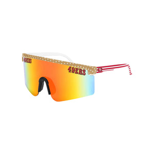 San Francisco 49ers NFL Americana Large Frame Sunglasses (PREORDER - SHIPS LATE AUGUST)