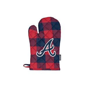 Atlanta Braves MLB Plaid Oven Mitt