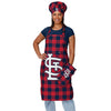 St Louis Cardinals MLB Plaid Oven Mitt