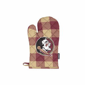 Florida State Seminoles NCAA Plaid Oven Mitt