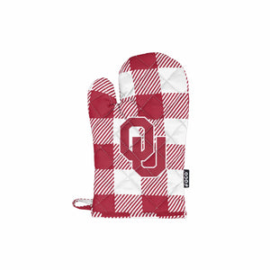 Oklahoma Sooners NCAA Plaid Oven Mitt