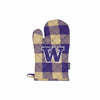 Washington Huskies NCAA Plaid Oven Mitt