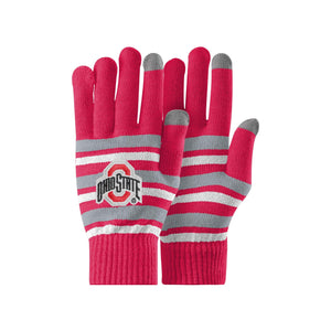 Ohio State Buckeyes NCAA College Team Logo Stretch Gloves