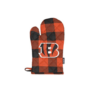Cincinnati Bengals NFL Plaid Oven Mitt