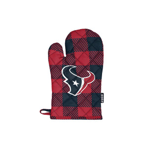 Houston Texans NFL Plaid Oven Mitt