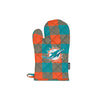 Miami Dolphins NFL Plaid Oven Mitt