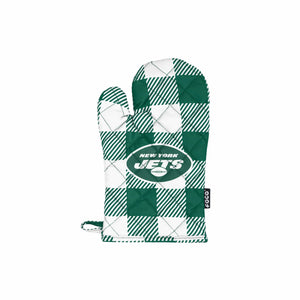 New York Jets NFL Plaid Oven Mitt