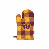 Washington Commanders NFL Plaid Oven Mitt