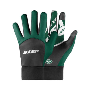 New York Jets NFL Palm Logo Texting Gloves