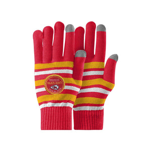 Kansas City Chiefs NFL Super Bowl LVIII Champions Stretch Gloves