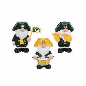 Green Bay Packers NFL 3 Pack Americana Mini Gnome Set (PREORDER - SHIPS LATE APRIL)