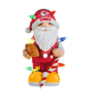 Kansas City Chiefs NFL Light Up Holiday Gnome