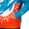 Miami Dolphins NFL Mens Bold Logo Hoodie