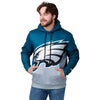 Philadelphia Eagles NFL Mens Bold Logo Hoodie