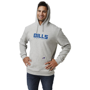 Buffalo Bills NFL Mens Gray Woven Hoodie
